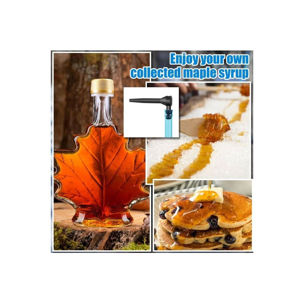 20Set Maple Syrup Tapping Kit Maple Tree Taps and Food Grade Tubing Drop Lines Extractors Maple Syrup Spile Sugaring Starter Supplies for Pure Birch Maple Syrup Collection - Whlsome - Grocery (Other)