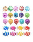 21 pcs 18 Sweet Candy Balloons Round Lollipop Balloon Birthday Wedding Party Balloons - Whlsome - Candies & Chocolates