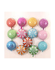 21 pcs 18 Sweet Candy Balloons Round Lollipop Balloon Birthday Wedding Party Balloons - Whlsome - Candies & Chocolates