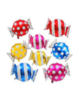 21 pcs 18 Sweet Candy Balloons Round Lollipop Balloon Birthday Wedding Party Balloons - Whlsome - Candies & Chocolates