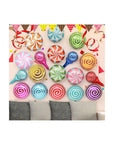 21 pcs 18 Sweet Candy Balloons Round Lollipop Balloon Birthday Wedding Party Balloons - Whlsome - Candies & Chocolates