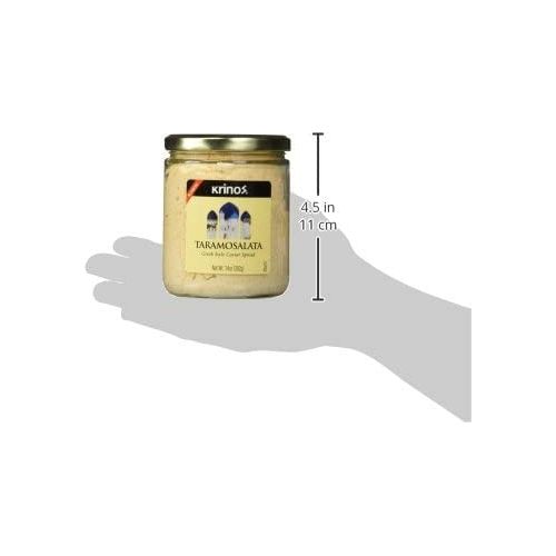 Krinos Taramosalata Greek Style Caviar Spread 8 Ounce Jar