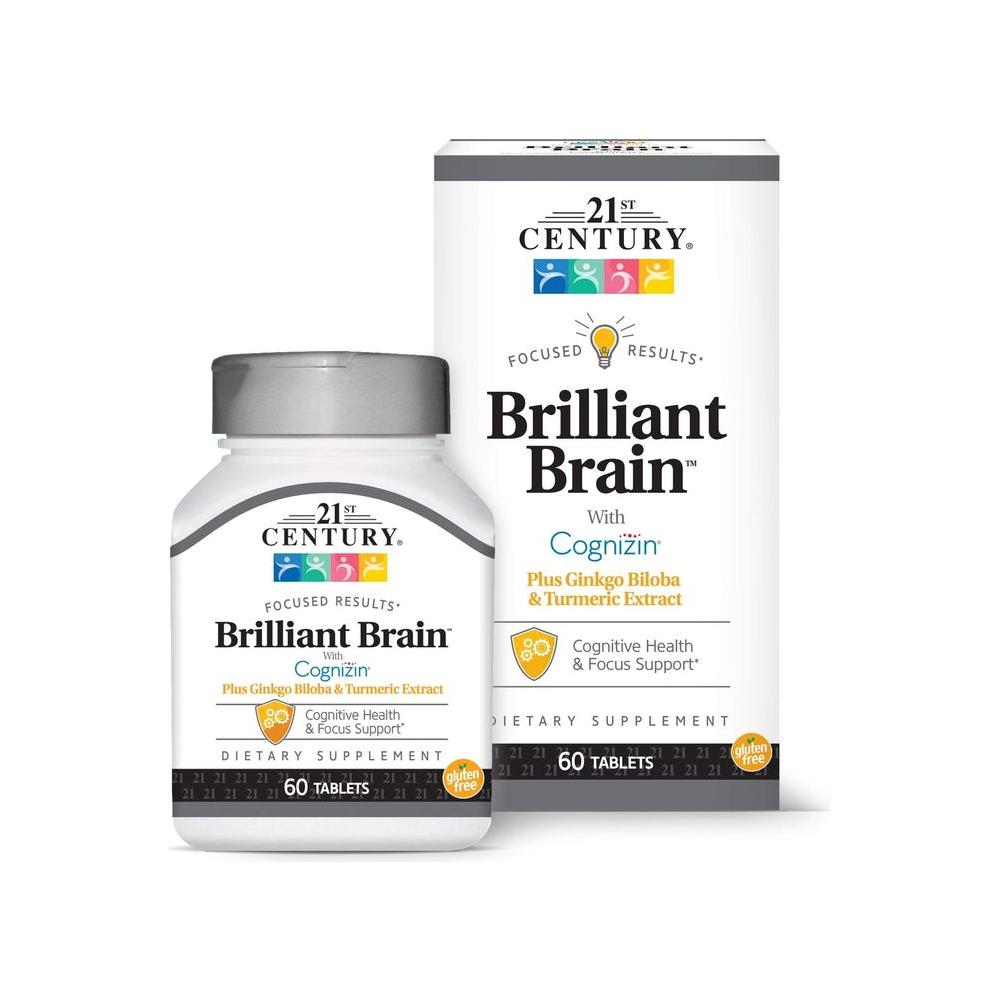 21st Century Brilliant Brain Supplements, 60Count - Whlsome - Vitamins &amp; Supplements