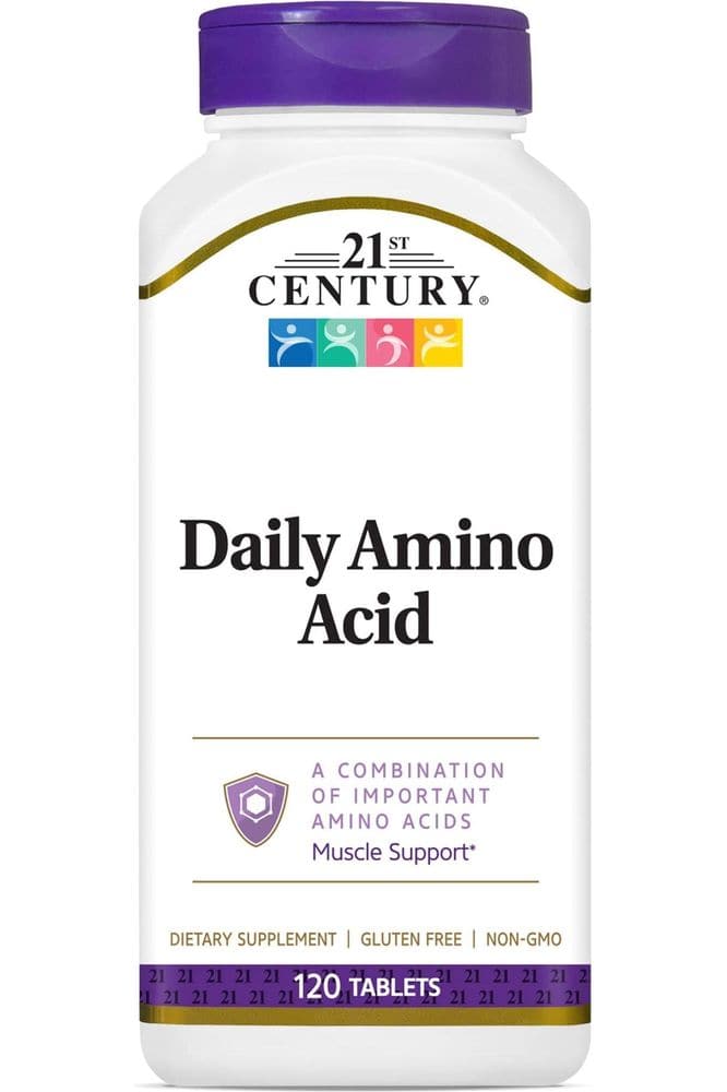 21st Century Daily Amino Acid Tablets, 120 Count - Whlsome - Vitamins & Supplements