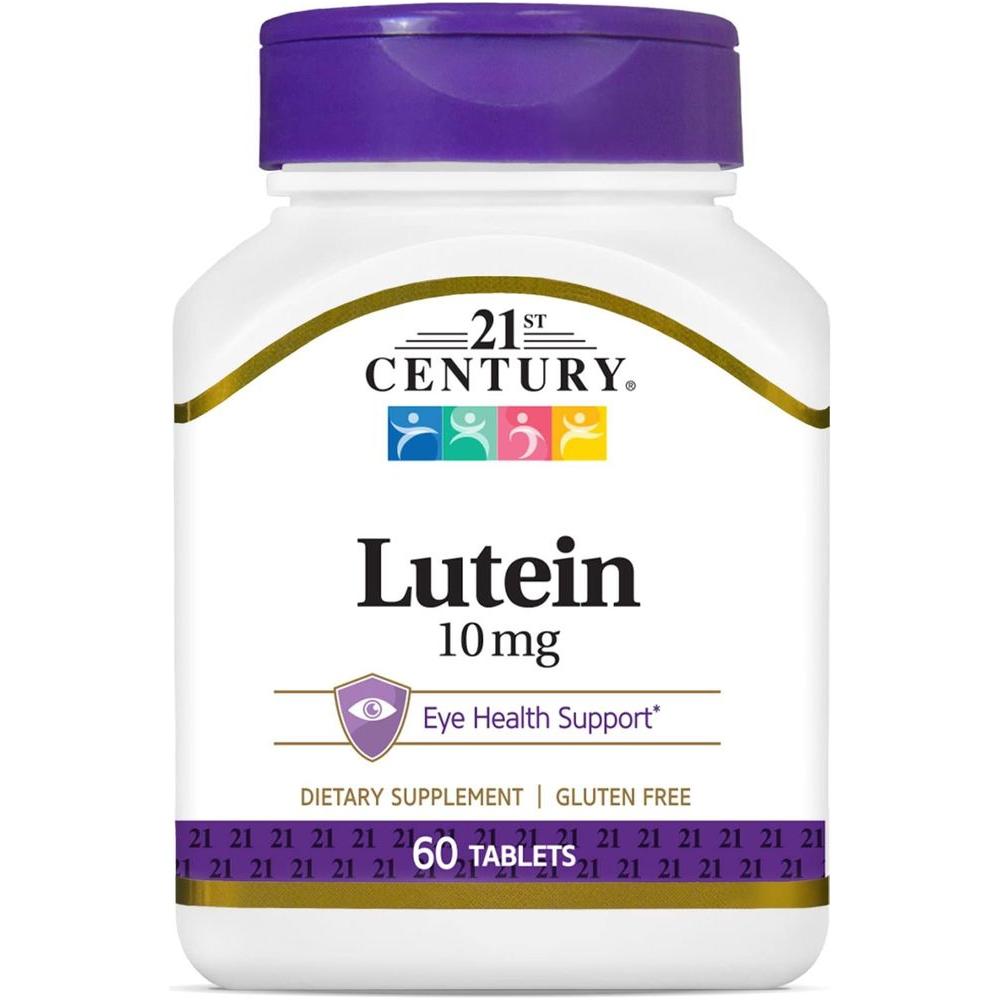 21st Century Lutein 10 mg Tablets, 60 Count - Whlsome - Sports Nutrition