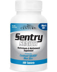 21st Century Sentry Senior Men 50Plus Tablets, White Unscented 100 Count - Whlsome - Vitamins & Supplements