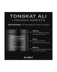 228,000mg 200x Strength Tongkat Ali for Men w. 30x Fadogia Agrestis Extract - 10% Eurycomanone Highest Potency Longjack Fadogia Agrestis Tongkat Ali Supplement Total Test, Muscle & Strength Booster - Whlsome - Testosterone Boosters