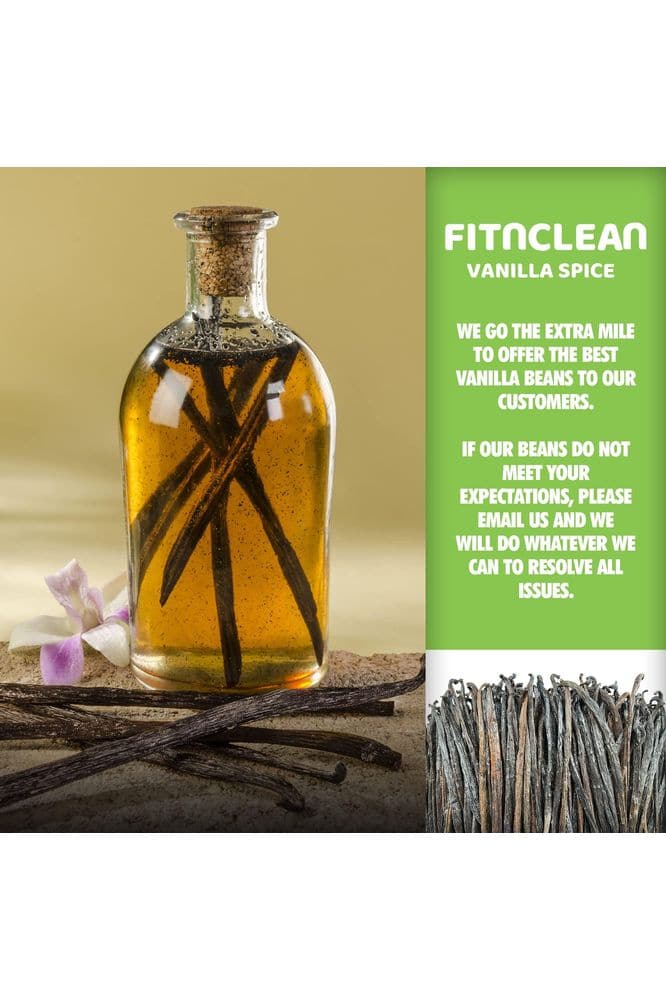 26 Organic Madagascar Vanilla Beans Extract Exclusive Grade B| 4.5&quot; - 5.5&quot; by FITNCLEAN VANILLA| Certified USDA Organic. Bulk Dry Whole Bourbon NON - GMO Pods - Whlsome - Grocery (Other)