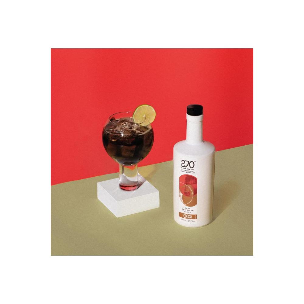 270 Botanicals Dark Caribbean Blend Daring and Intense Rum Alternative Premium Non Alcoholic Spirits Halal Low Sugar Vegan and Gluten Free Part of the Spirits of Virtue Range 700ml - Whlsome - Drinks &amp; Beverages