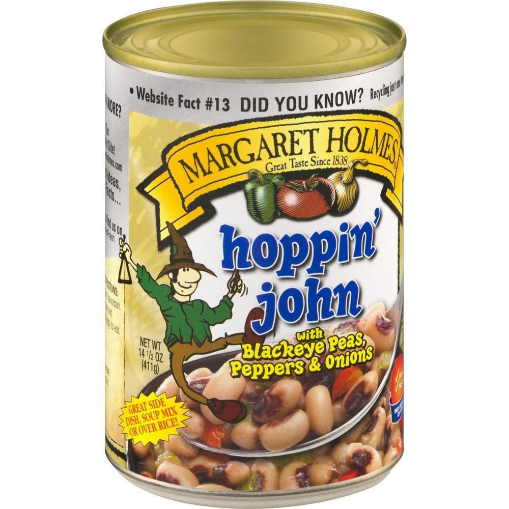 2Margaret Holmes Hoppin Jon With Black Eyed Peas Peppers Onions 2 145 OZ Cans - Whlsome - Canned &amp; Jarred Vegetables