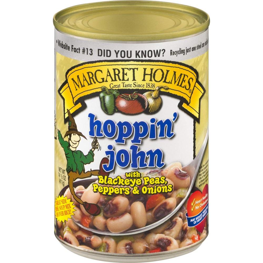 2Margaret Holmes Hoppin Jon With Black Eyed Peas Peppers Onions 2 145 OZ Cans - Whlsome - Canned &amp; Jarred Vegetables