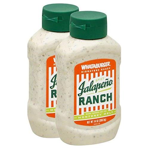 2PACK Whataburger Spicy Jalapeno Ranch 14oz Bottle - Whlsome - Sauces & Dips