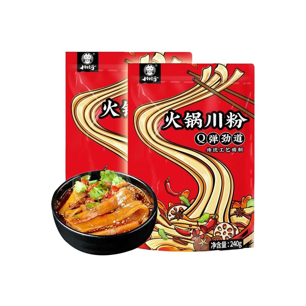 2pcs Hot Pot Wide Noodles Sweet Potato Starch Noodles Glass Wide Noodles For Hot Pot Or Japanese And Korean Dishes Delicious And Strong Careful selection - Whlsome - Noodles