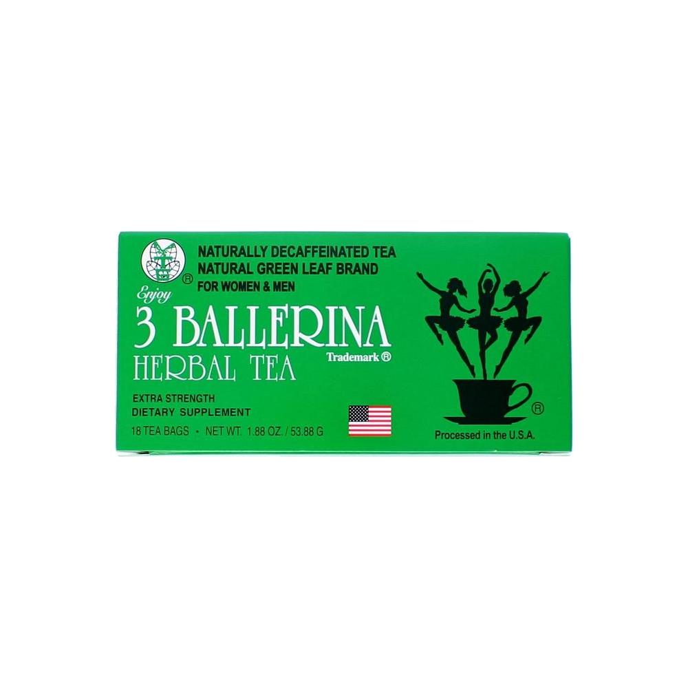 3 BALLERINA TEA DIETERS DRINK EXTRA STRENGTH 188oz 18 Count3 BOXES - Whlsome - TEA