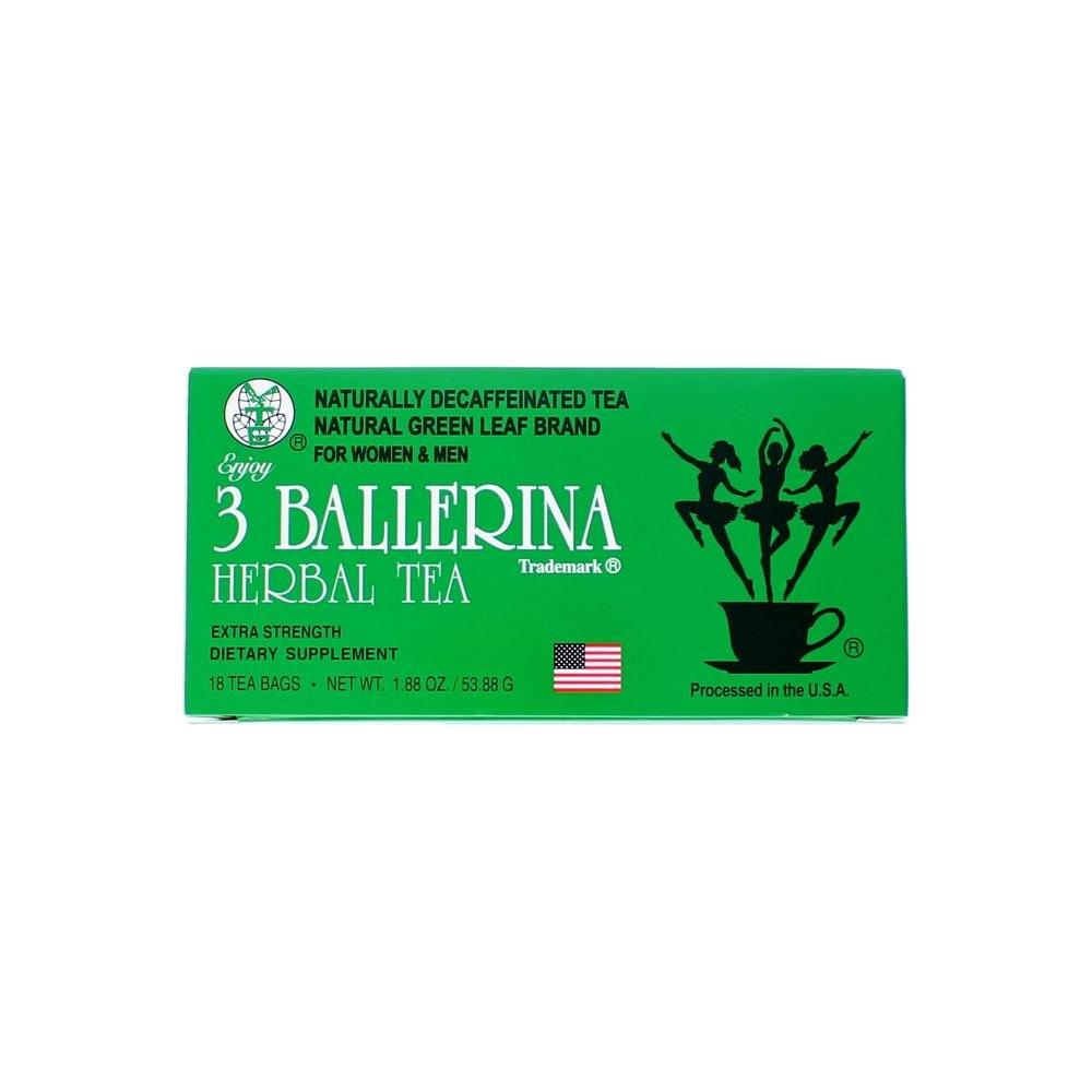 3 Ballerina Tea Dieters Extra Strength 18 Tea Bags drink 36 Count Pack of 2 - Whlsome - TEA