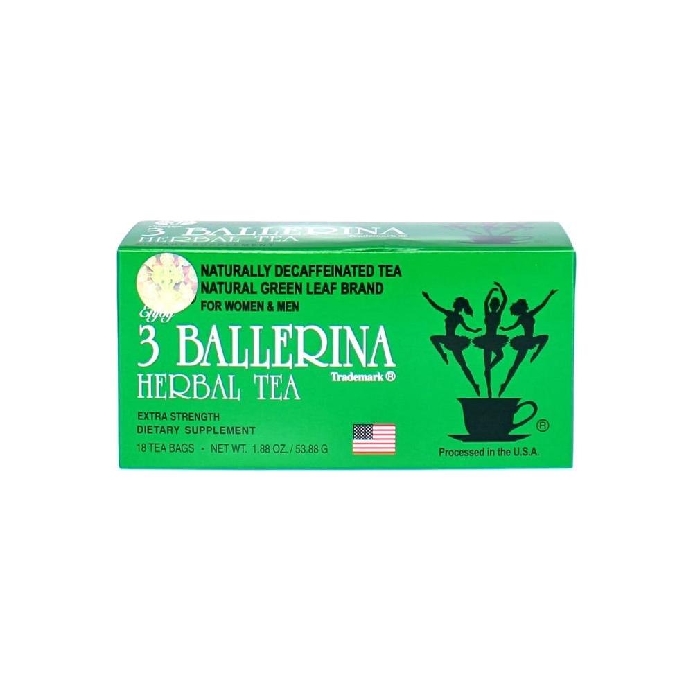 3 Ballerina Tea Dieters Extra Strength 18 Tea Bags drink 36 Count Pack of 2 - Whlsome - TEA