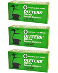 3 BOXES NATURAL LEAF BRAND DIETER DRINK TEA 15 OZ FOR MEN AND WOMEN - Whlsome - Tea