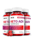 (3 Pack) Ace Keto ACV Gummies - Ace Keto ACV Gummies - Whlsome - Detox & Cleanse