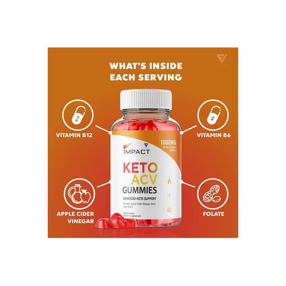 (3 Pack) Impact Oprah Keto Gummies for Weight Loss and Belly Fat Diet Burner - 180 Gummies - Whlsome - Detox & Cleanse