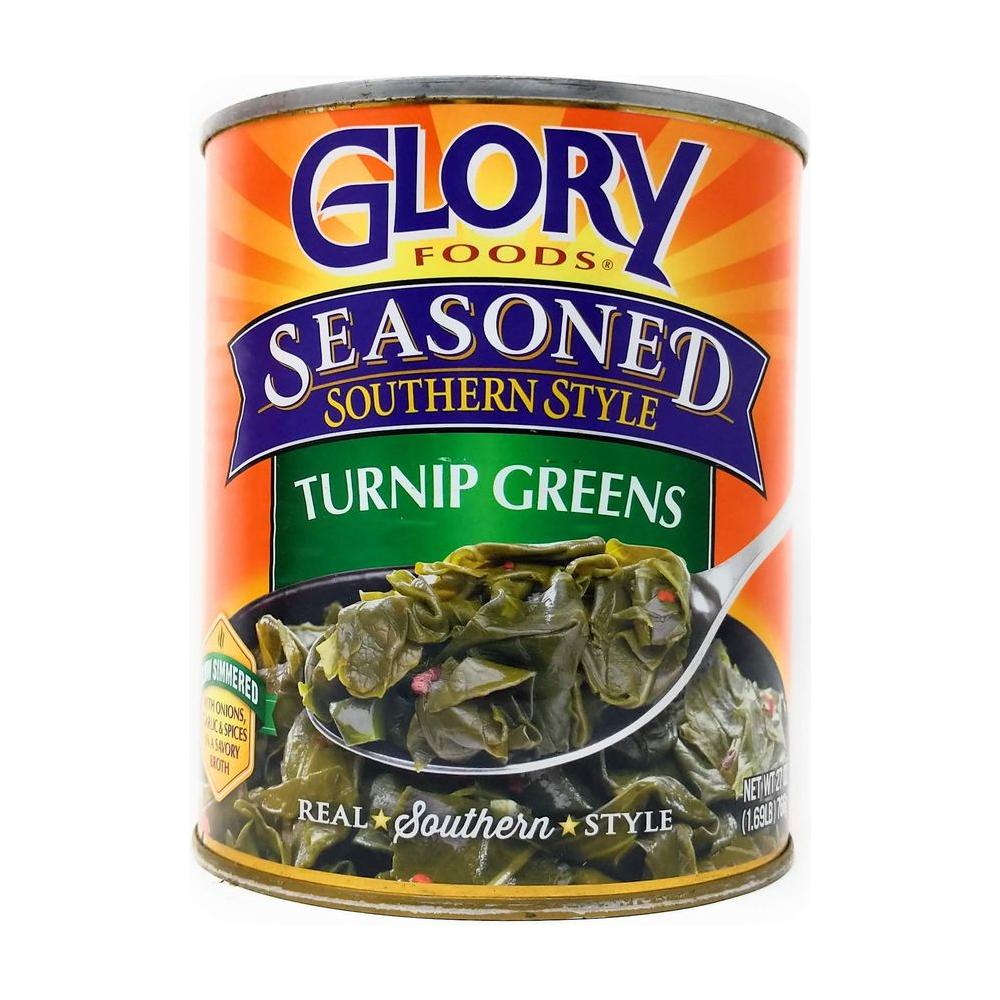 3 Pack of Glory Seasoned Southern Style Turnip Greens With Recipe Card - Whlsome - Spices &amp; Seasoning