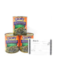 3 Pack of Glory Seasoned Southern Style Turnip Greens With Recipe Card - Whlsome - Spices & Seasoning