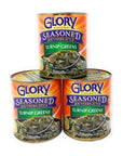 3 Pack of Glory Seasoned Southern Style Turnip Greens With Recipe Card - Whlsome - Spices & Seasoning