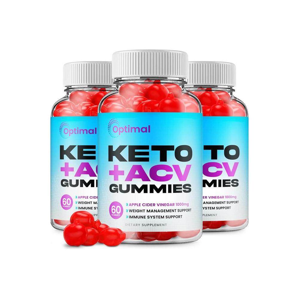 (3 Pack) Optimal Keto ACV Gummies Optimal ACV + Keto Advanced Keto Formula Plus Apple Cider Vinegar Keto Gummies Dietary Supplement B12 Beet Root Juice Men Women (180 Gummies) - Whlsome - Detox & Cleanse