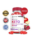 (3 Pack) Premier Keto ACV Gummies Advanced Weight Loss Extreme 2000MG Premier Keto Gummies Apple Cider Vinegar Formulated with Pomegranate Beet Juice Powder B12 Vegan Non GMO 180 Gummys - Whlsome - Detox & Cleanse