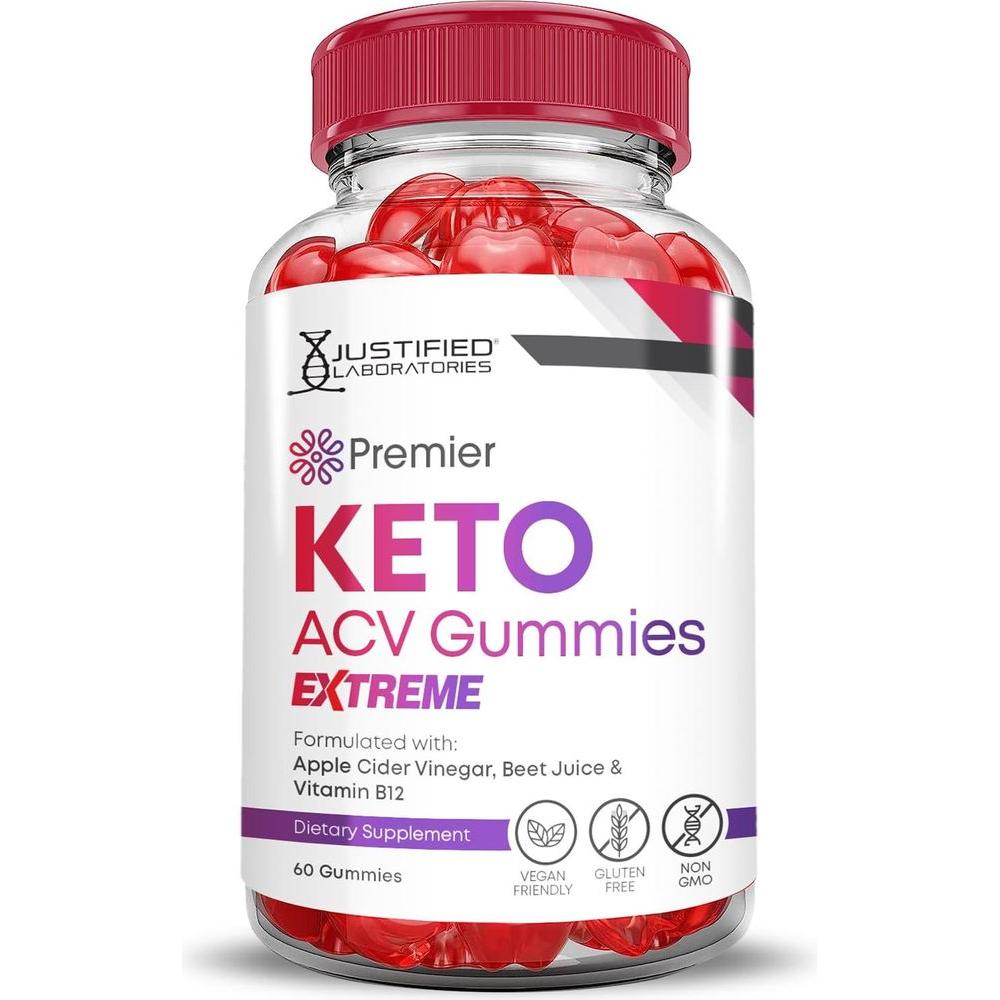 (3 Pack) Premier Keto ACV Gummies Advanced Weight Loss Extreme 2000MG Premier Keto Gummies Apple Cider Vinegar Formulated with Pomegranate Beet Juice Powder B12 Vegan Non GMO 180 Gummys - Whlsome - Detox &amp; Cleanse