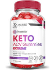 (3 Pack) Premier Keto ACV Gummies Advanced Weight Loss Extreme 2000MG Premier Keto Gummies Apple Cider Vinegar Formulated with Pomegranate Beet Juice Powder B12 Vegan Non GMO 180 Gummys - Whlsome - Detox & Cleanse