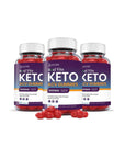 (3 Pack) Real Vita Keto ACV Gummies 1000MG with Pomegranate Juice Beet Root B12 180 Gummys - Whlsome - Detox & Cleanse