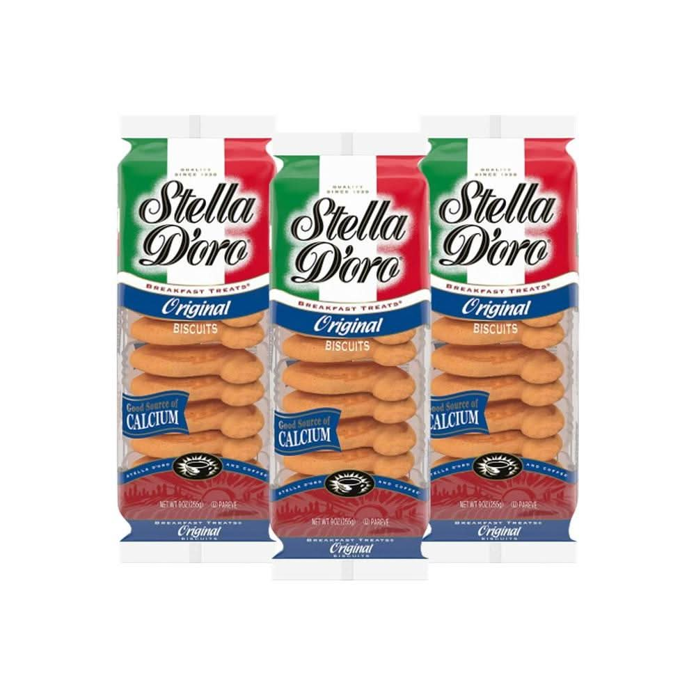 3 Pack Stella Doro Cookies Original Breakfast Treats 9 Oz - Whlsome - Cookies & Biscuits