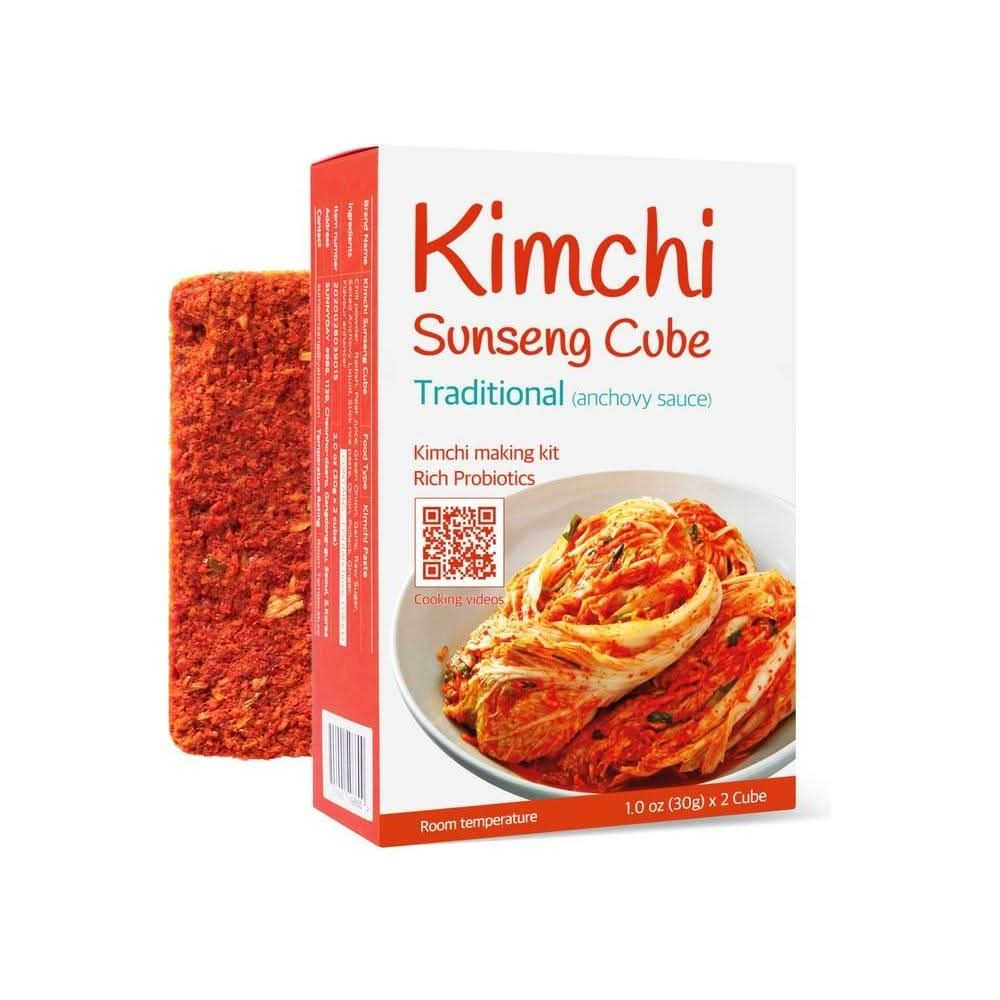 30g x 2cube kimchi korean kimchi kimchi powder kimchi sauce kimchi seasoning kimchi paste kfood rich kimchi lactobacillus - Whlsome - Sauces & Dips