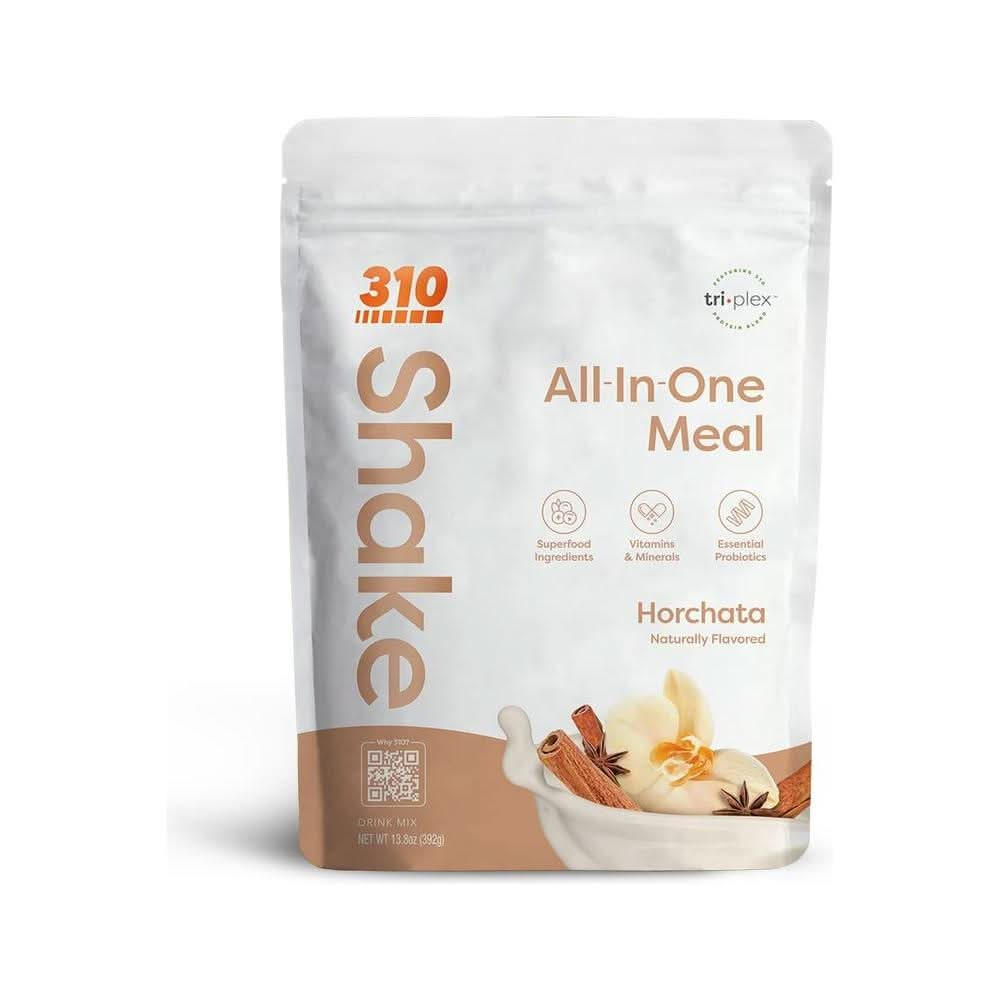 310 Nutrition All In One Meal Replacement Shake Fiber Rich Vegan Superfood Blend Natural Sweeteners Low Carb Shake Keto Paleo Friendly Gluten Free 26 Essential Vitamins Minerals Horchata 14 Servings - Whlsome - Nutrional Shakes