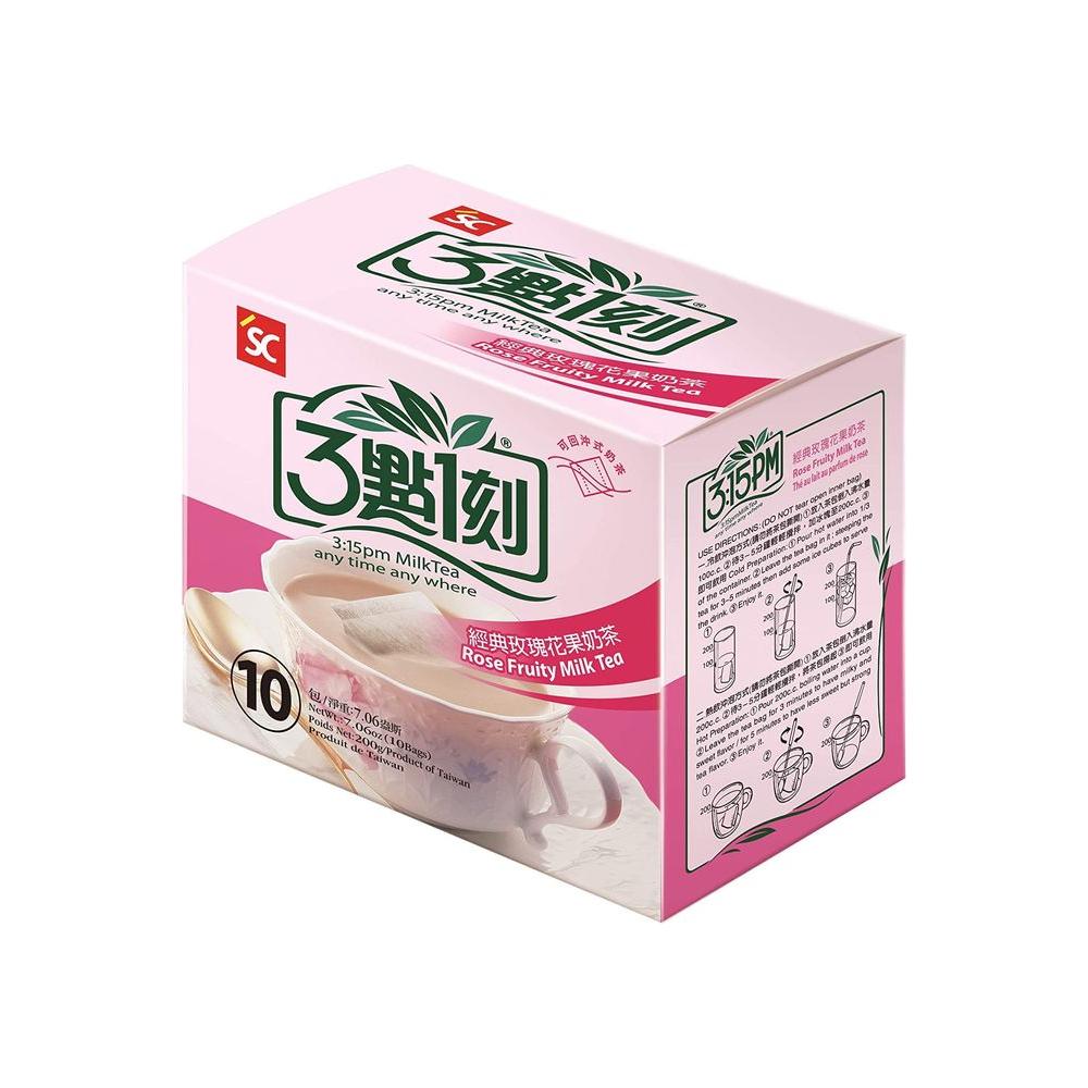 315pm Milk Tea Classic Series Authentic Bubble Tea 10 teabags Rose Fruity Milk 10 - Whlsome - Tea