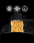 BOILING POINT Wok Noodle Package, Healthy Asian Ramen, No Preservatives, Non-Fried Instant Noodles, Stir Fry, Set Includes Original BP Wok Noodles, 2.1 oz.(Pack of 5)