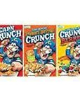 Capn Crunch Crunch Variety Bundle Original Berries Peanut Butter Breakfast CerealLot Of 3 Flavors 3 Boxes