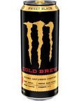 Diamond coast Monster Java Cold Brew variety pack 3 Latte Cans sweet black 135 Fl Oz total 6 cans