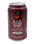 Frannies Sparkling Beverage Zero Calories  Sugar Aspertame Free 8Pack 12 fl oz Cans Black Cherry Noir