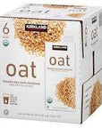 Kirkland Signature Oat Organic NonDairy Beverage  Made With Rolled Oats  2g Rolled Oats in Every Serving  Ready Set Gourmet Donate a Meal Program  2 Pack 192 Fl oz Each