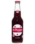 Dr Pepper Real Sugar Soda 12 Oz Glass Bottle Pack of 6 Total of 72 Oz