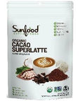 Sunfood Superfoods Cacao Superlatte Powder Drink Mix - 6 oz Bag