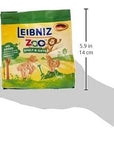 Bahlsen Leibniz Zoo Spelt & Oats Butter Biscuits - Animal Shaped Crisp Butter Cookies 100g Each