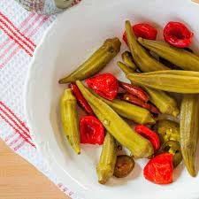 Cajun Chef Pickled Okra 64oz  One Half Gallon Pack of 1  Great in Bloody Marys  Versatile Garnish for Sandwiches Salads Martinis Cheese Boards and More