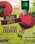 Trader Joes Organic APPLE Fruit Crushers 4  317 ounce squeezable pouches