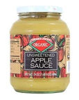 Trader Joes Organic Unsweetened Applesauce 24 oz Pack of 2