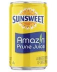 Pack of 12 Sunsweet Amazin Prune Juice 75oz Cans Miras Trademark Foam Can Cooler Included