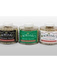 Borsari Seasoned Salt Gift Set - Gluten Free Gourmet Sea Salt Blends With Herbs and Spices - Set of 3, 4 oz Shaker Bottles - Includes Savory, Citrus, and Original Seasoning