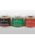 Borsari Seasoned Salt Gift Set of 3, 4 oz Shaker Bottles