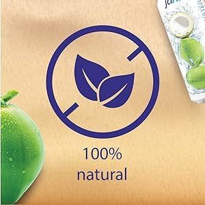 Jans 100 Pure Coconut Water with Coconut Pulp  Pure Unsweetened Coconut Water  Not from Concentrate  NonGMO  Refreshing Taste of the Tropics  1657 fl oz per can Pack of 12